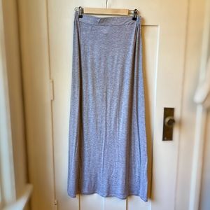 Charlotte Russe Floor length Gray Maxi Skirt
